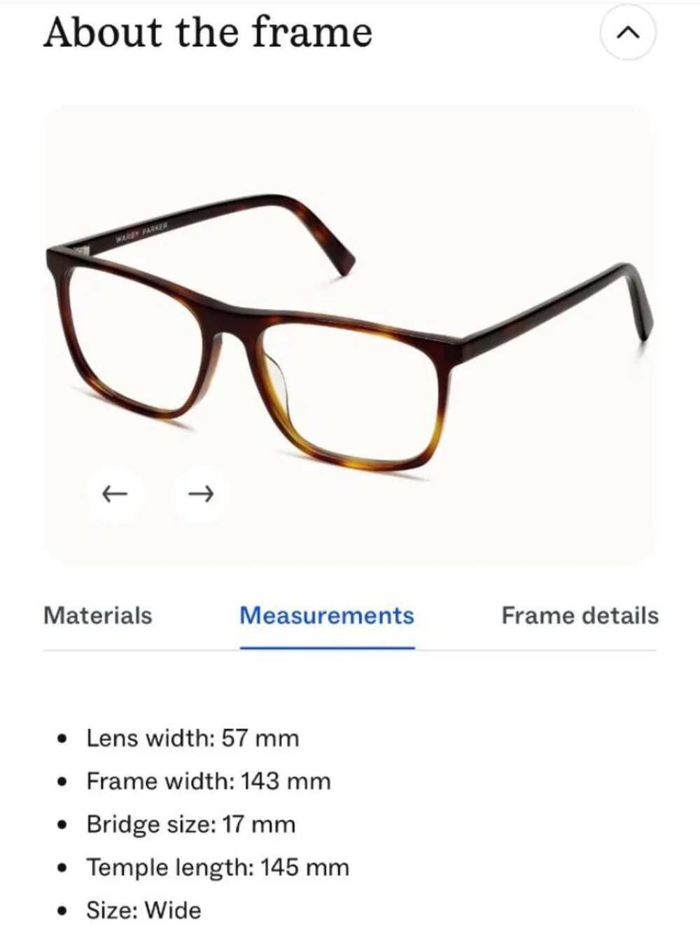 Warby Parker Fletcher Tortoiseshell Frames
